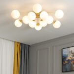 Postmodern Magic Bean Living Room Lamp Light Luxury Creative Led High Brightness Hall Light Scandinavian