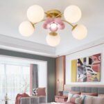 Scandinavian Bedroom Lamp Cute Cream Style Kids Room Cozy Master Bedroom Lamps