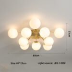 Postmodern Magic Bean Living Room Lamp Light Luxury Creative Led High Brightness Hall Light Scandinavian - Image 8