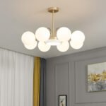 Scandinavian Living Room Chandelier New Atmosphere Upscale Net Red Bedroom Light Modern Simple