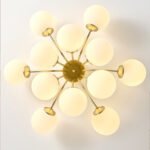 Light Luxury Magic Bean Ceiling Light Scandinavian Modern Simple Living Room Lamp Personality Creative Warm Dining Room Study Master Bedroom Light - Image 4