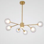 Scandinavian Lamps And Lanterns Post-Modern Simple Atmosphere Personality  Creativity Dining  Room Dining Room Lamp Bedroom Net Red Magic Bean Living Room Chandelier - Image 2