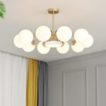 Scandinavian Living Room Chandelier New Atmosphere Upscale Net Red Bedroom Light Modern Simple - Image 3