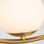 Copper chandelier post-modern minimalist light luxury living room lamp dining room bedroom magic beans molecular glass creative Scandinavian lamps and lanterns - Image 4