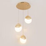 Scandinavian minimalist living room lamp modern light luxury bedroom villa creative retro staircase aisle room personalized dining room chandelier - Image 2