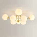 Light Luxury Magic Bean Ceiling Light Scandinavian Modern Simple Living Room Lamp Personality Creative Warm Dining Room Study Master Bedroom Light - Image 3