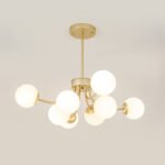 Scandinavian New Living Room Lights Simple Modern Creative Atmosphere Luxury Study Dining Room Bedroom Magic Beans Molecular Chandelier Fixtures - Image 3