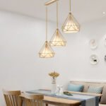 Scandinavian Dining Chandelier Three Led Household American Gold Iron Modern Simple Creative Personality Restaurant Lamps And Lanterns - Image 5
