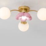 Scandinavian Bedroom Lamp Cute Cream Style Kids Room Cozy Master Bedroom Lamps - Image 3