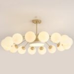 Scandinavian Living Room Chandelier New Atmosphere Upscale Net Red Bedroom Light Modern Simple - Image 5