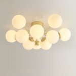 Light Luxury Magic Bean Ceiling Light Scandinavian Modern Simple Living Room Lamp Personality Creative Warm Dining Room Study Master Bedroom Light - Image 2