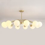 Scandinavian Living Room Chandelier New Atmosphere Upscale Net Red Bedroom Light Modern Simple - Image 4