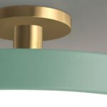 Simple Semi-Flush Mount Acrylic LED Ceiling Light - Image 24
