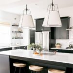 Modern Fabric Conical White Hanging Light - Image 14