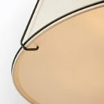 Modern Fabric Conical White Hanging Light - Image 21