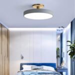 Simple Semi-Flush Mount Acrylic LED Ceiling Light - Image 2