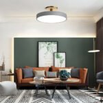 Simple Semi-Flush Mount Acrylic LED Ceiling Light - Image 4