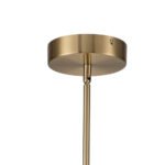 3-Light LED Tube Sputnik Chandelier - Image 9