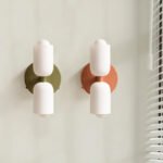 Modern Creamy Double Heads Wall Sconce - Image 2