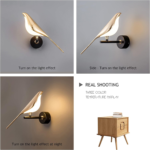 Modern Led Art Design Bird Wall Light - Image 12