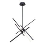 6-Light LED Rod Sputnik Chandelier - Image 7