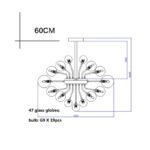 Nordic Glass Bubble Chandelier - Image 19