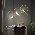 Creative Birds LED Circle Pendant Light - Image 7