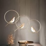 Creative Birds LED Circle Pendant Light - Image 8