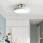 Simple Semi-Flush Mount Acrylic LED Ceiling Light - Image 17
