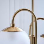 Metal Glass Vintage Chandelier - Image 13