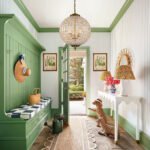 French Antique Brass Crystal Globe Chandelier - Image 3