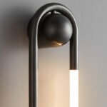 Oval  Brass Wall Sconce - Image 21
