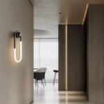 Oval  Brass Wall Sconce - Image 3