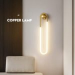 Oval  Brass Wall Sconce - Image 15