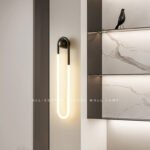 Oval  Brass Wall Sconce - Image 10