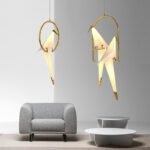 Paper Crane Bird Chandelier - Image 15