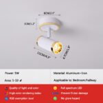 Striped Spotlight Track Ceiling Light & Sconces - Image 8