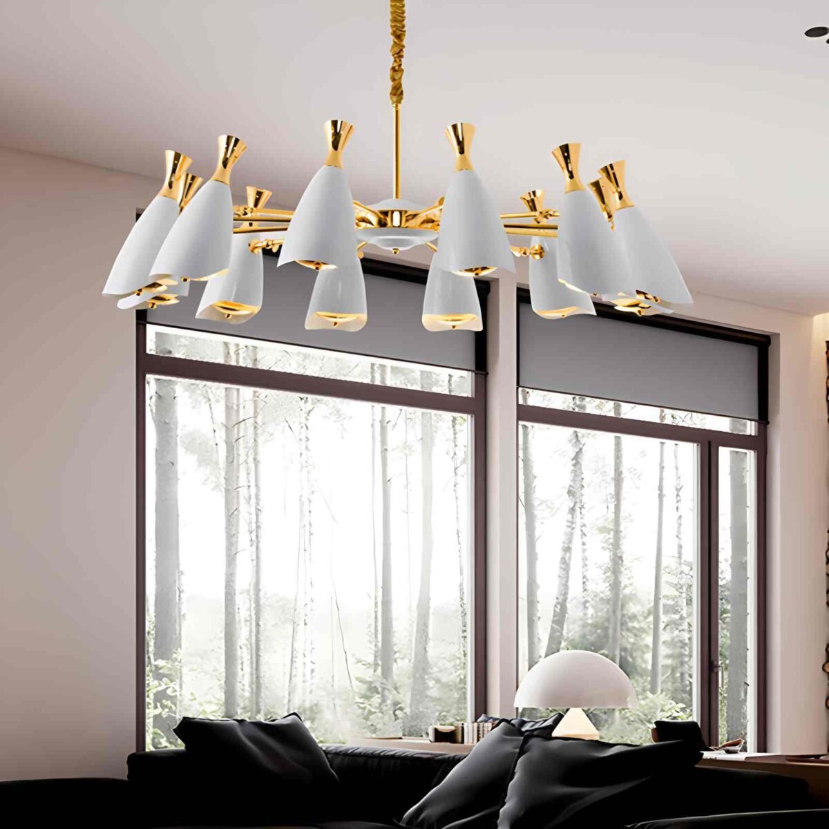 Nordic Postmodern Trumpet Chandelier - Image 26