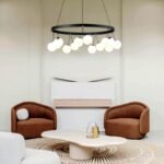 Valentina Nordic LED Glass Ball Chandelier - Image 3