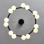 Valentina Nordic LED Glass Ball Chandelier - Image 8