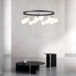 Valentina Nordic LED Glass Ball Chandelier - Image 6