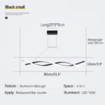 LED Linear Wave Chandelier - Image 11