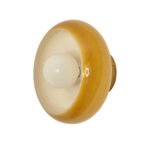 Mid Century Glass Semi Flush Mount Ceiling Lamp - Image 21