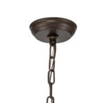 Classic 8-Light Sphere Chandelier with Crystal Accents - Image 11