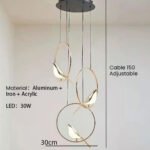 Creative Birds LED Circle Pendant Light - Image 6