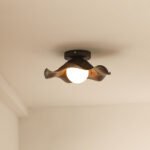 Iron Art Living Room Brown Ceiling Light - Image 14