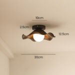 Iron Art Living Room Brown Ceiling Light - Image 16