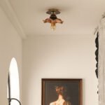 Iron Art Living Room Brown Ceiling Light - Image 8