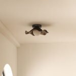 Iron Art Living Room Brown Ceiling Light - Image 13