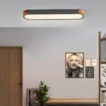 Dimmable Minimalist Long Oval Flush Mount LED Light - Image 7